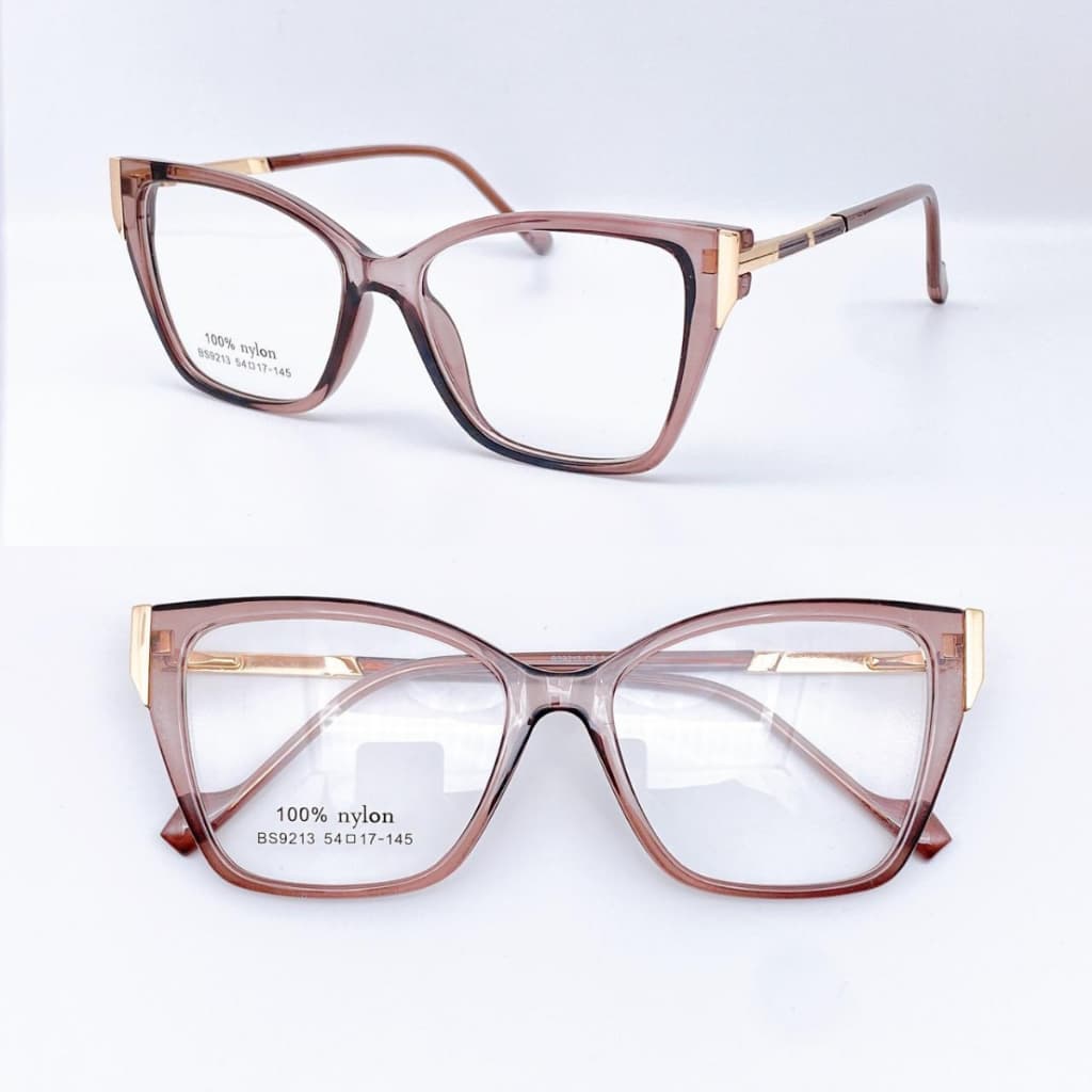 Armação de Receituário Para Grau Feminino Nylon Grande Moda/Novo