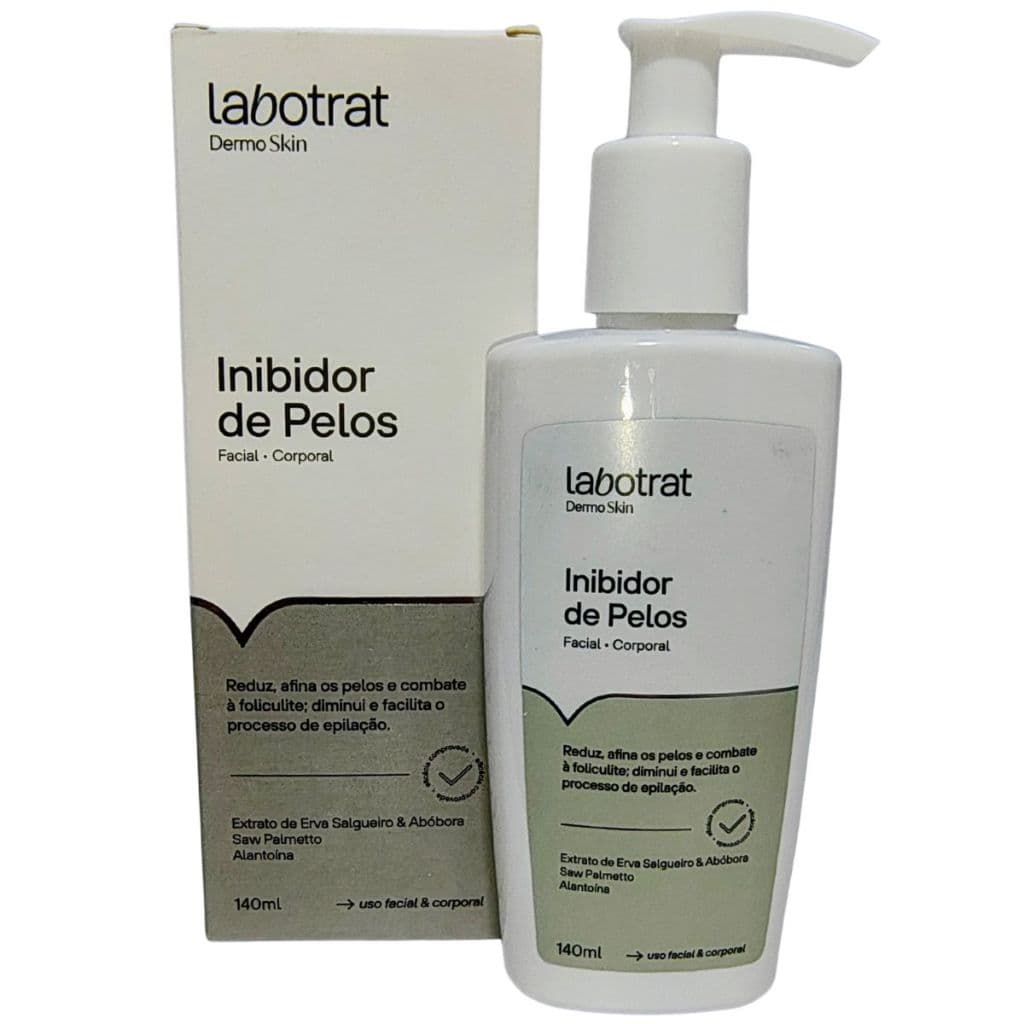 Creme Inibidor De Pelos Labotrat Dermo Skin Corpo E Rosto 140g
