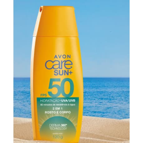 Avon Care Sun Protetor Solar Rosto e Corpo FPS 50 120g