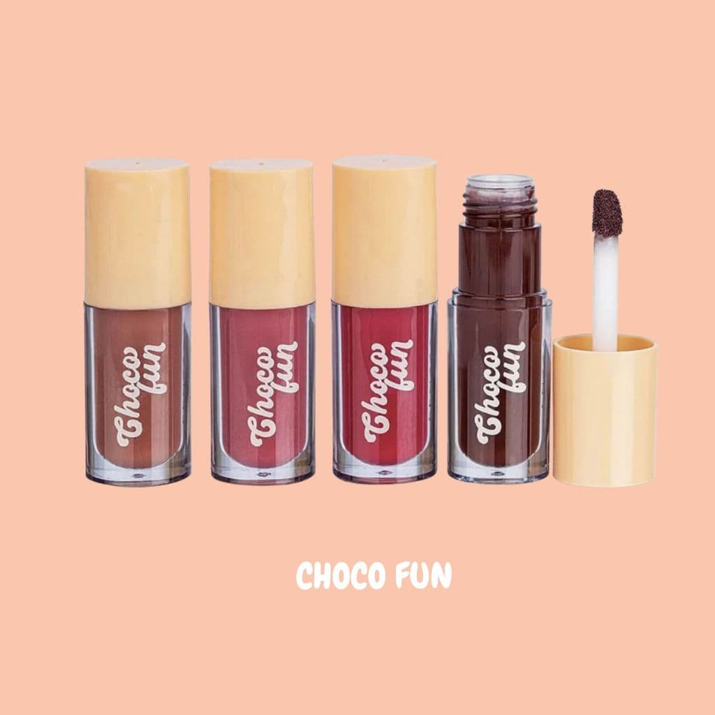 Gloss Lip Tint Fenzza Choco Fun com Aroma de Chocolate 4,5ml EFEITO GLOSS HIDRATANTE