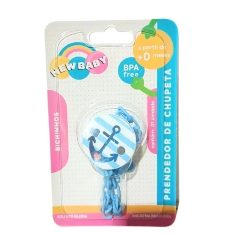 Prendedor de chupeta New Baby Bichinhos