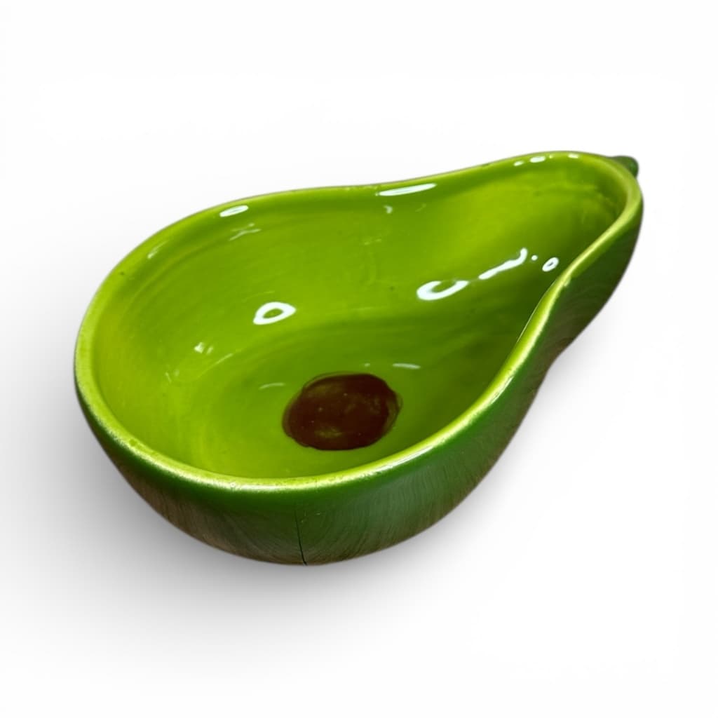 Bowl Tigela Cumbuca Decorada Em Abacate 300ml Feito de Cerâmica