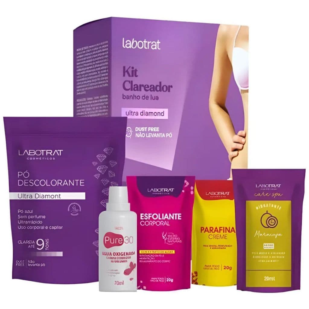 Maravilhoso Kit Clareamento Corporal Banho De Lua Hidratação - Labotart
