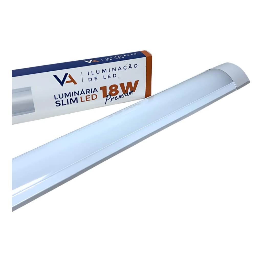 Luminária Slim Led 18w 600x65x23mm 6500k