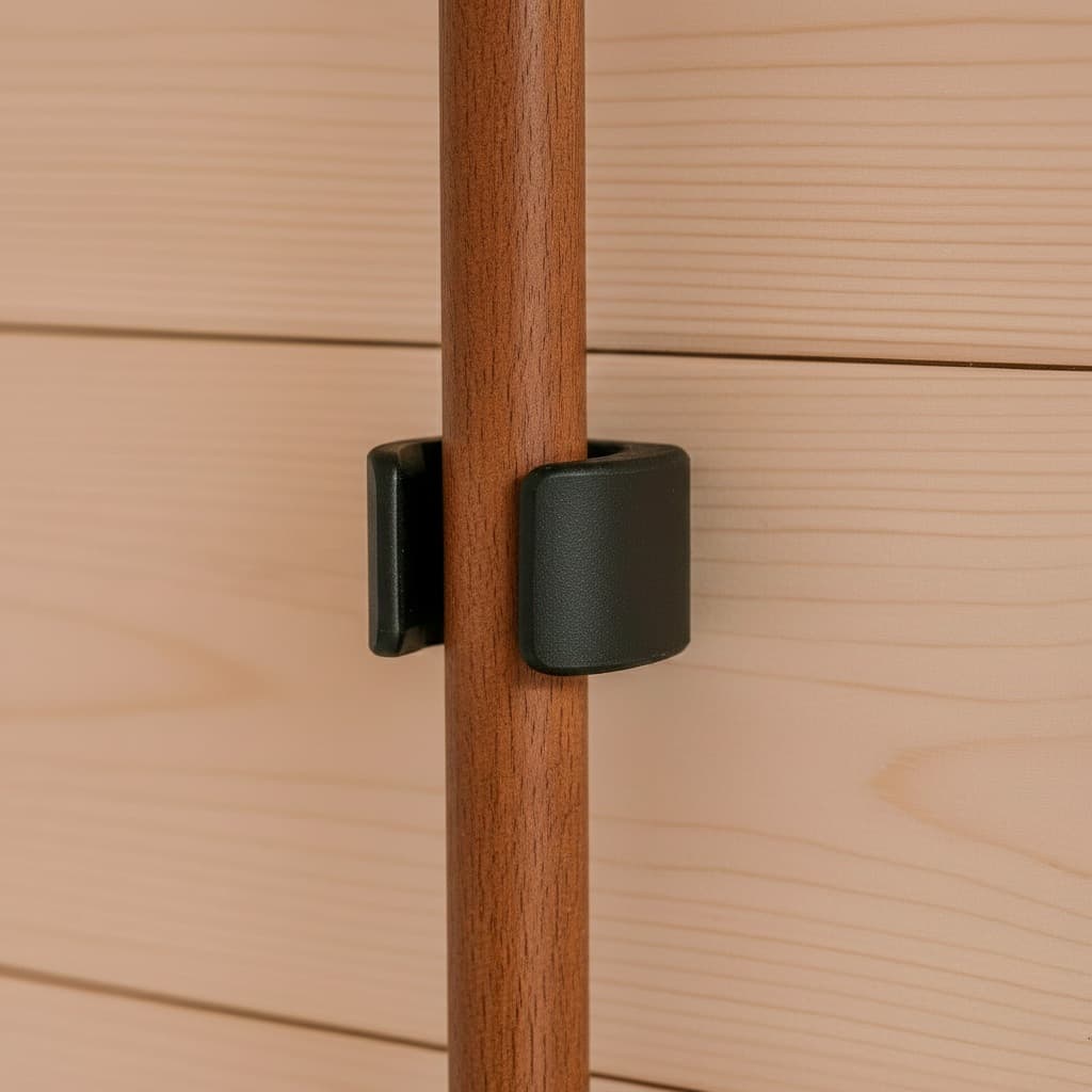 🌿 Organizador de Ferramentas para Jardim, Vassouras e Pás | Suporte de Parede Prático e Resistente