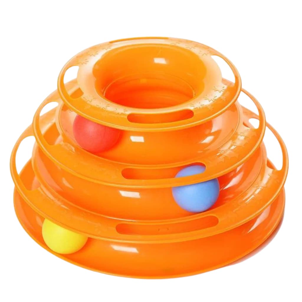 Brinquedo Interativo para Gatos com Base Antiderrapante