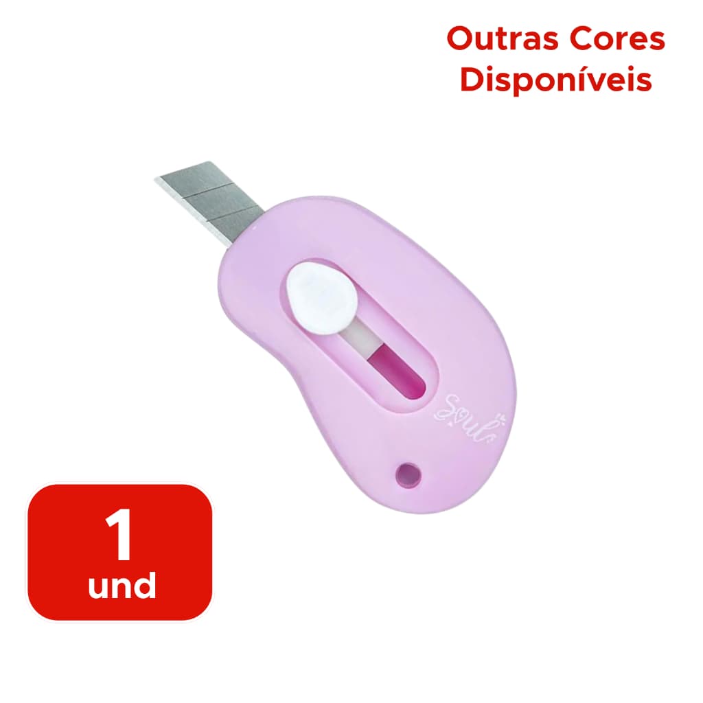 Mini Estilete Portátil Para Trabalhos Escolares Artesanato 5,5cm