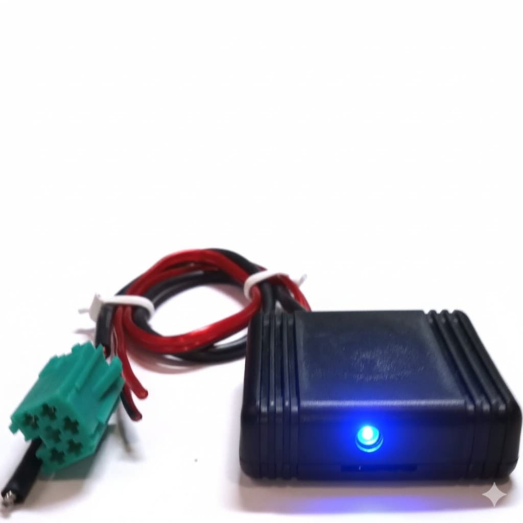 Interface Bluetooth p/ rádio original com AUX do FIAT Strada sem chiados volume alto