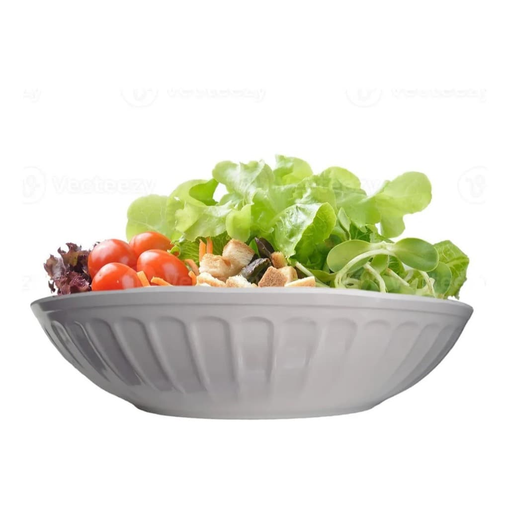 Tigela Saladeira Melamina Redonda Plissé Luxe 35cm Yazi