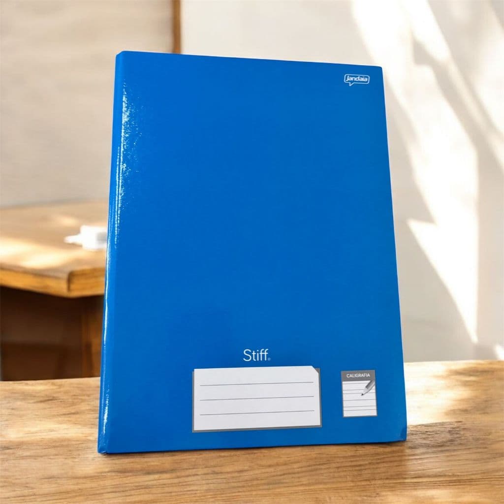 Caderno de Caligrafia Azul Stiff – Jandaia – 96 Folhas