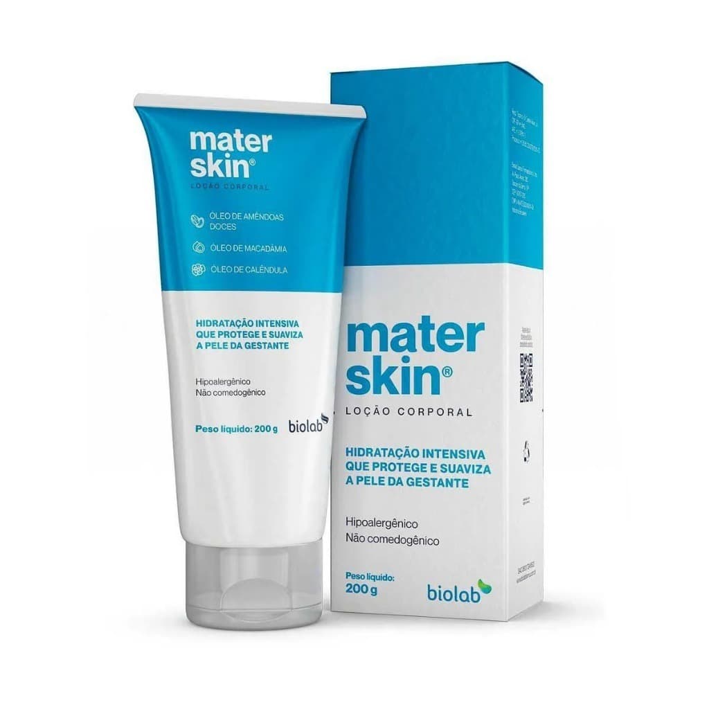 Hidratante Corporal para Gestantes Materskin com óleo de amendoas 200g