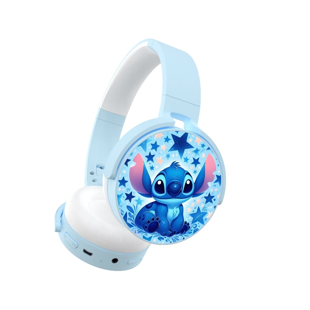 Fone de ouvido Bluetooth estéreo sem fio mickey & minnie stitch