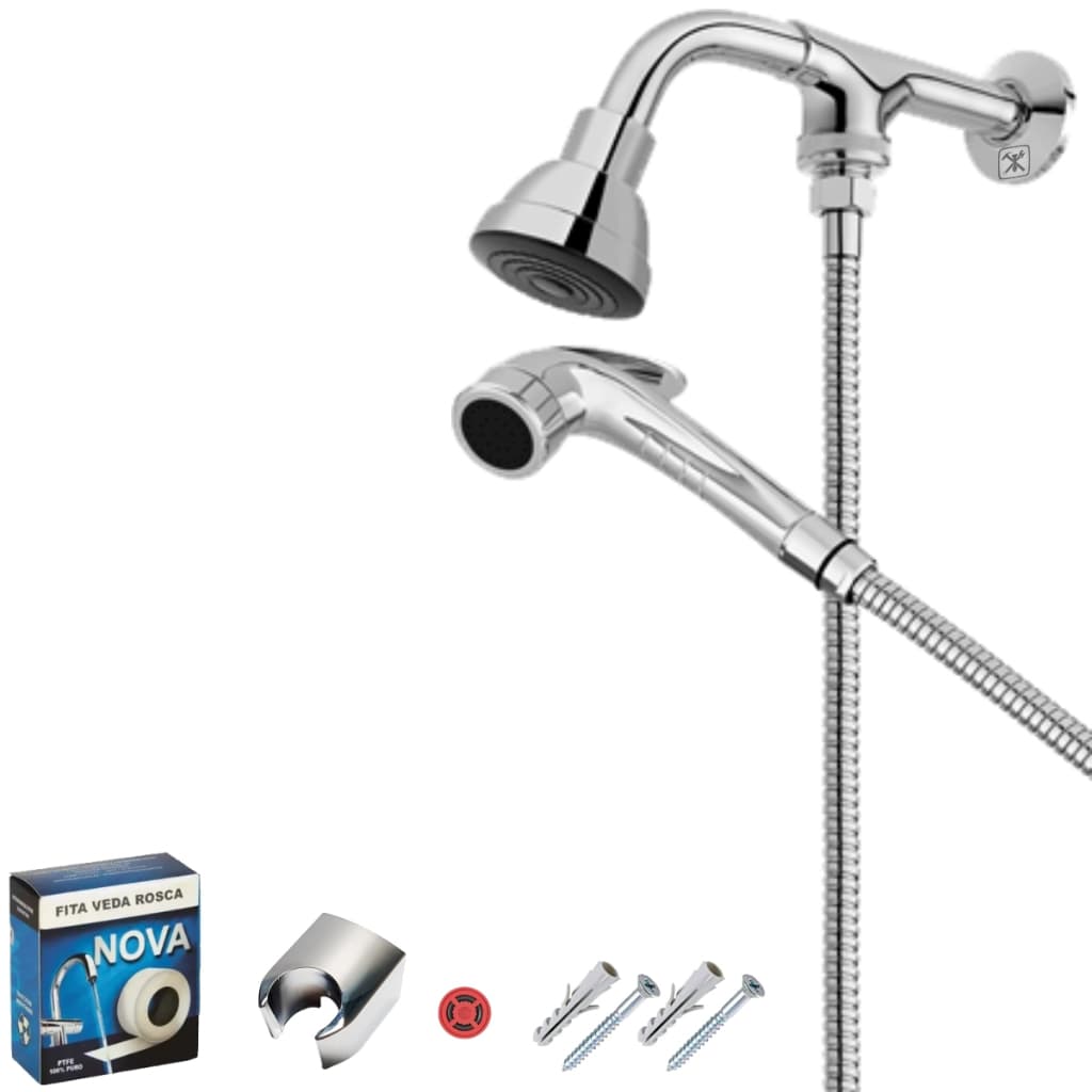 Chuveiro Bonnaducha Docol Com Desviador Polido Cromado 90005156006