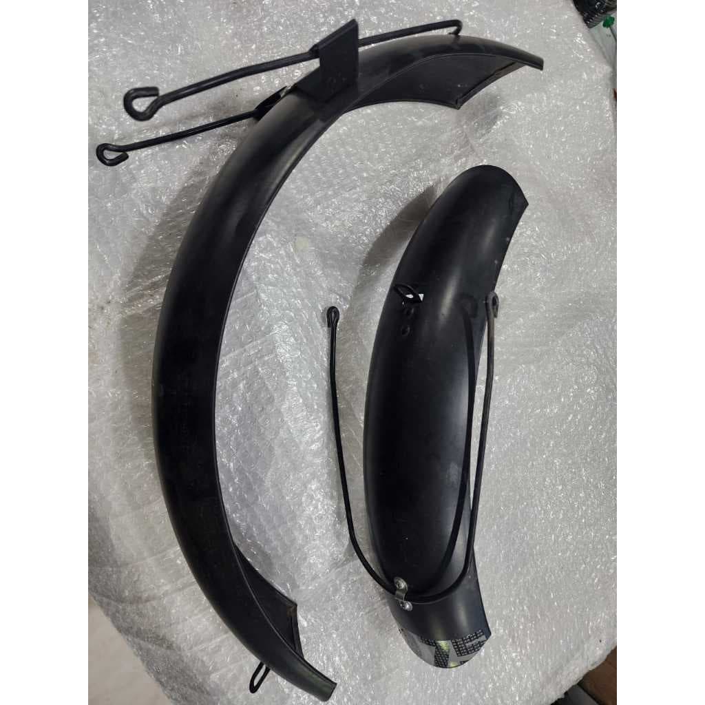 Par paralama completo caloi e-vibe mobylette aço original bike desmontada streetgo Com detalhes