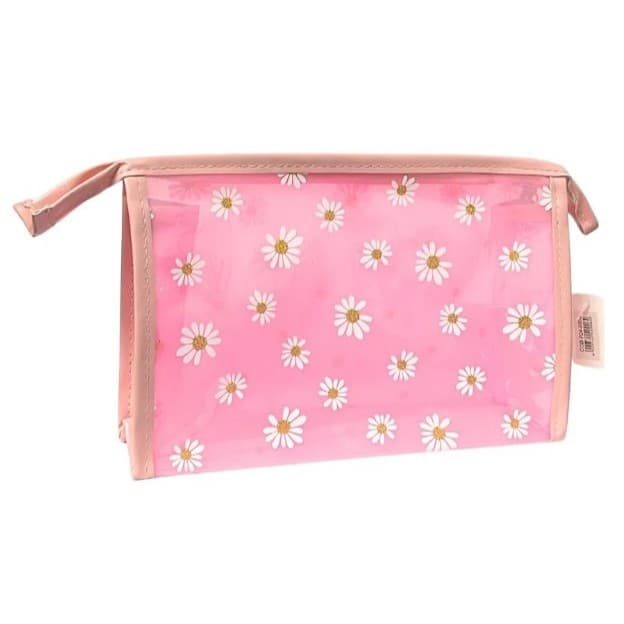 Necessaire Plástico Fechamento em Zíper Modelos Sortidos