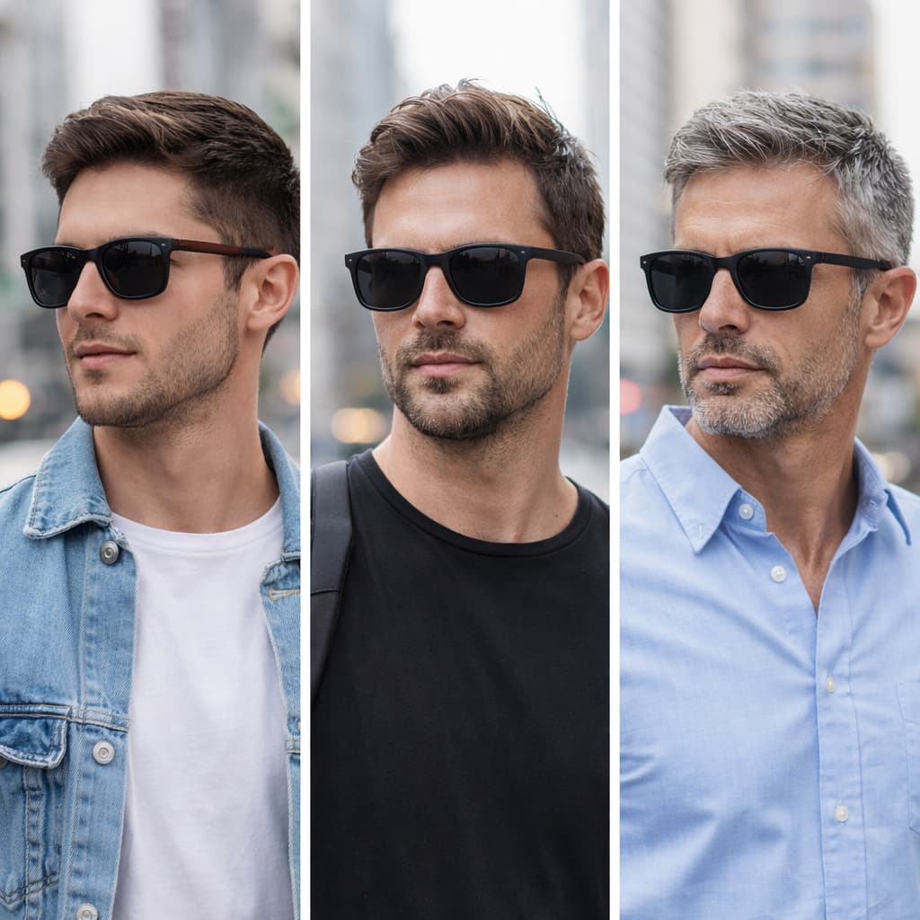 ✨ Óculos de Sol Masculino Polarizado UV400 + Brinde Óculos Feminino | Armarinhos Gomes ✨