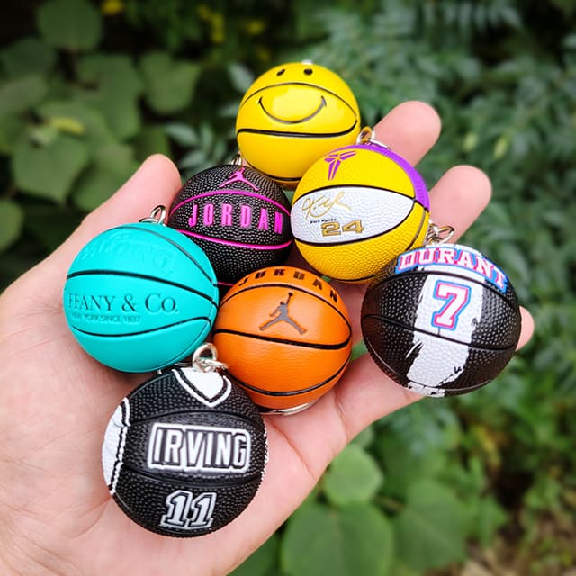 🏀🔥 Chaveiros Mini Bola de Basquete – Coleção Esportiva Premium | Times Americanos