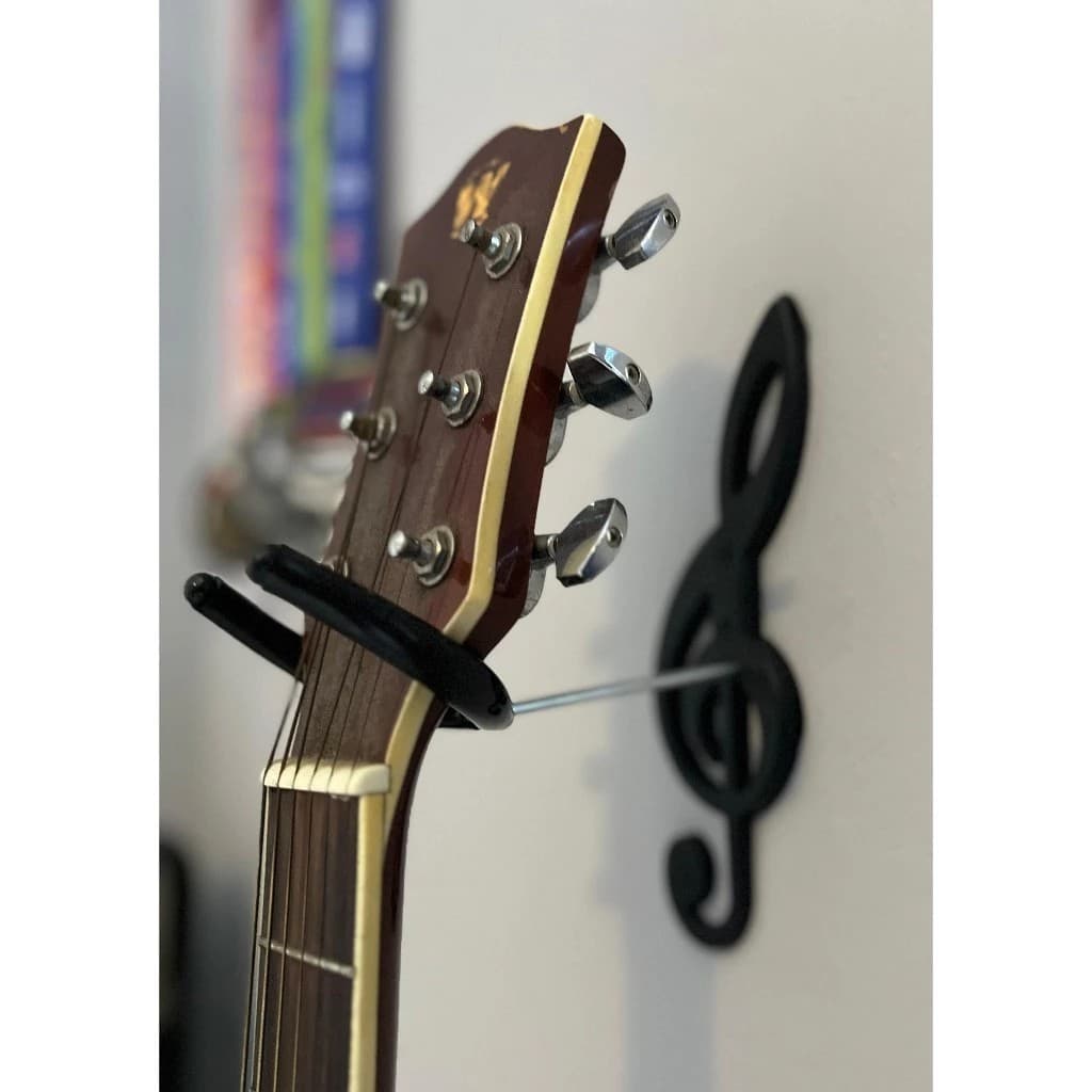 5 Suportes de CLAVES para Violão de Parede; Guitarra; Uculelê; Baixo; Viola