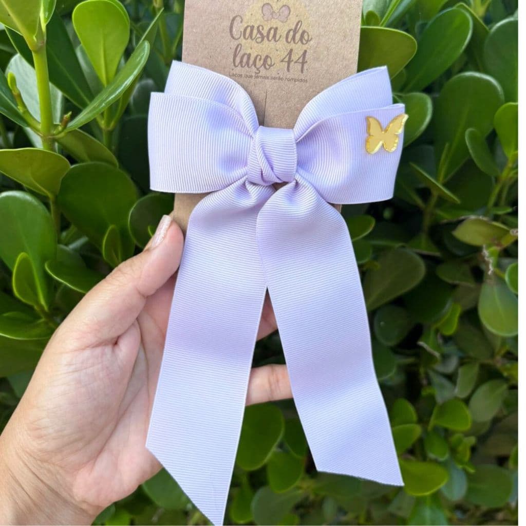 Laços de Cabelo Infantil Luxo Lilas Laço Noiva Feminino