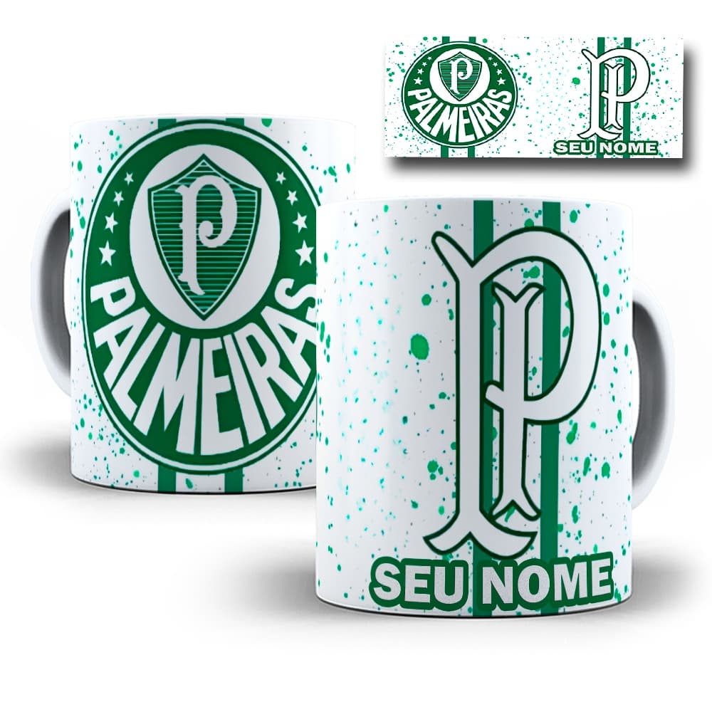 Caneca Palmeiras Personalizada Com Seu Nome