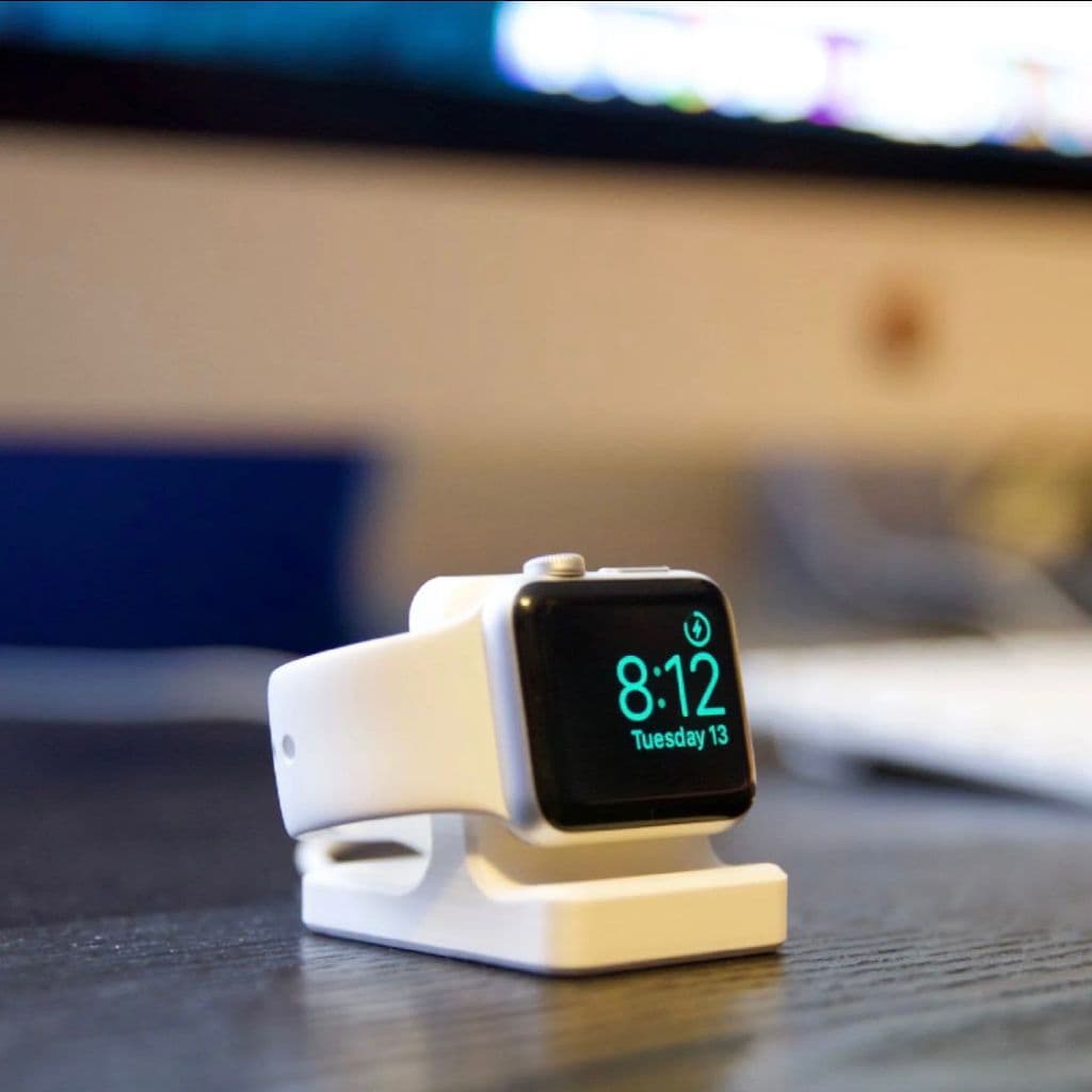 Suporte Carregador Apple Watch | Base Apple Watch Mesa | Organizador Apple Watch Mesa | Suporte Decorativo Funcional