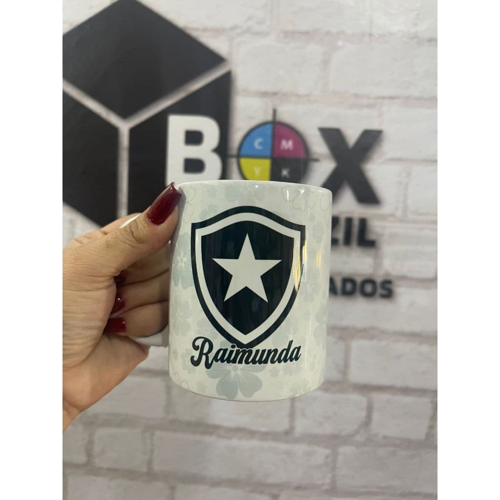 CANECA DE PORCELANA PERSONALIZADA – BOTAFOGO COM NOME