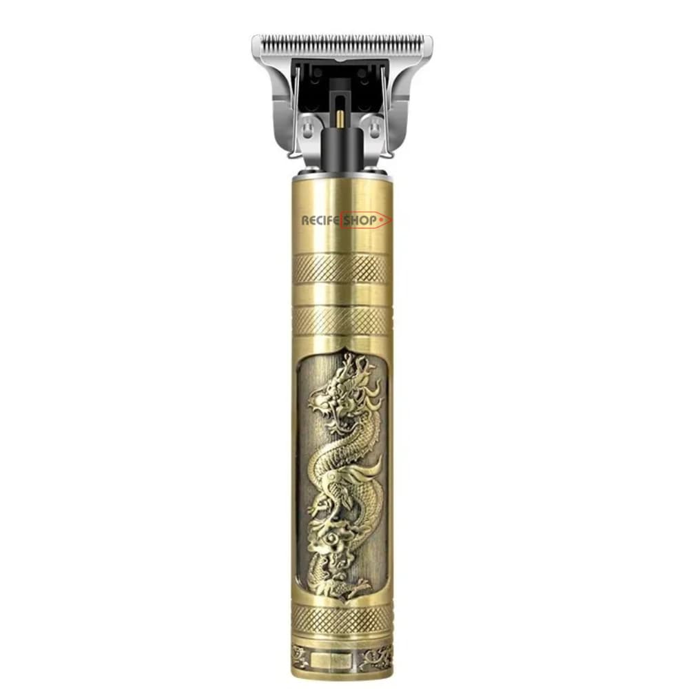 Máquina de Barbear Dragão com Lâminas de Aço Inoxidável 110/220V
