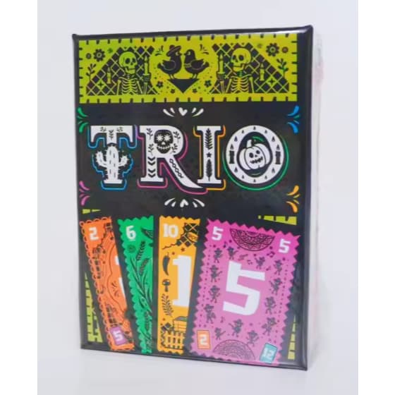 Jogo de Cartas TRIO | Rápido (15 Min), Viciante e Divertido | 3–6 Jogadores | Party Game | Em Inglês