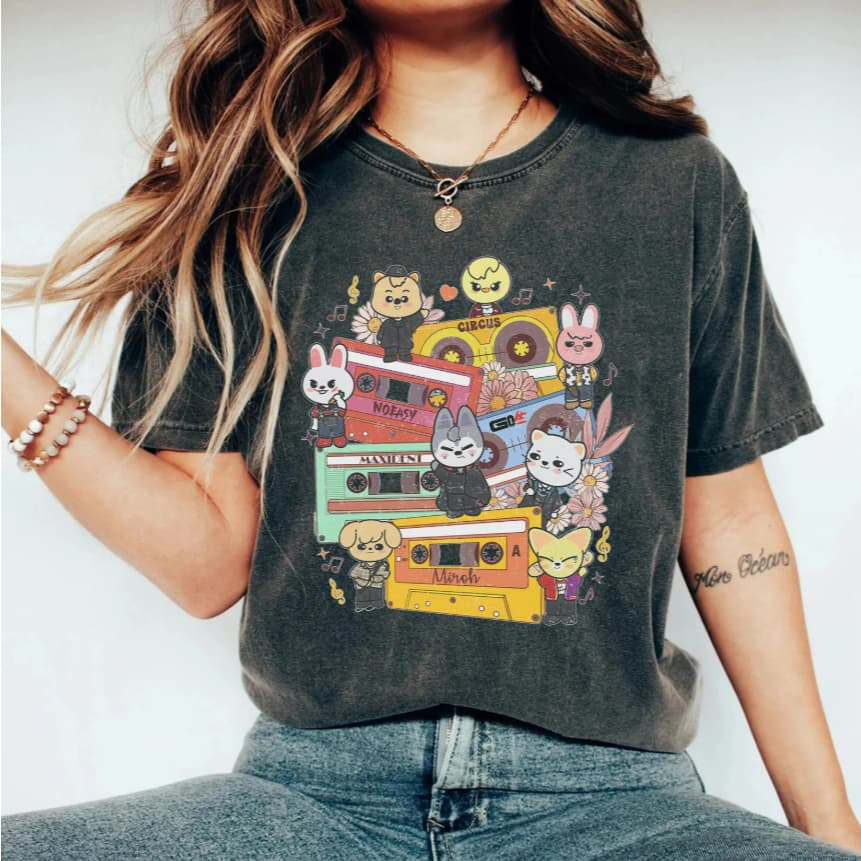 Camiseta Stray Kids | Moda K-pop | Estilo Street Atual