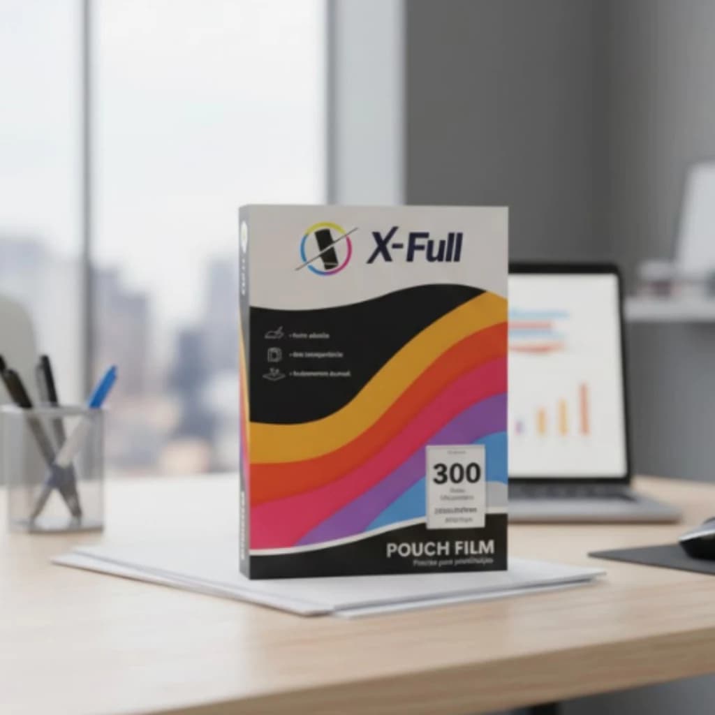 KIT com 300 Folhas de Polaseal A4 220x307mm 125mic X-FULL Plastificação Perfeita Escritório Premium