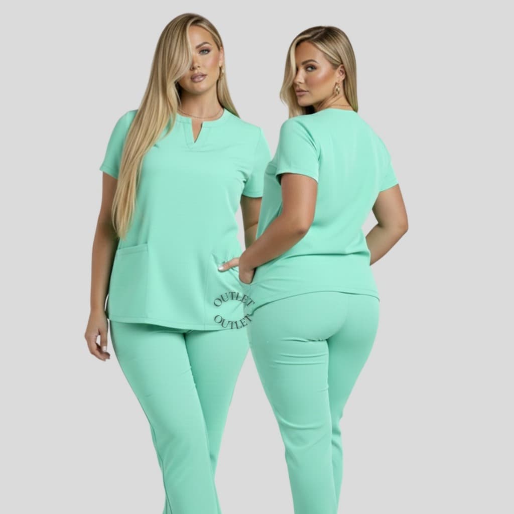 Privativo Enfermagem Blusa E Calça Avulsa Plus Size -israel