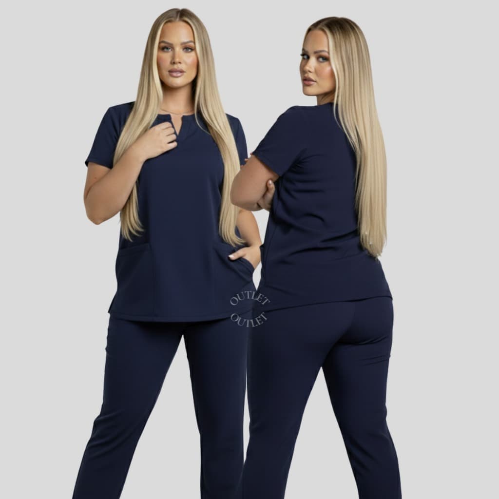 Conjunto Uniforme Hospitalar Scrub Plus Size Privativo Feminino -Israel
