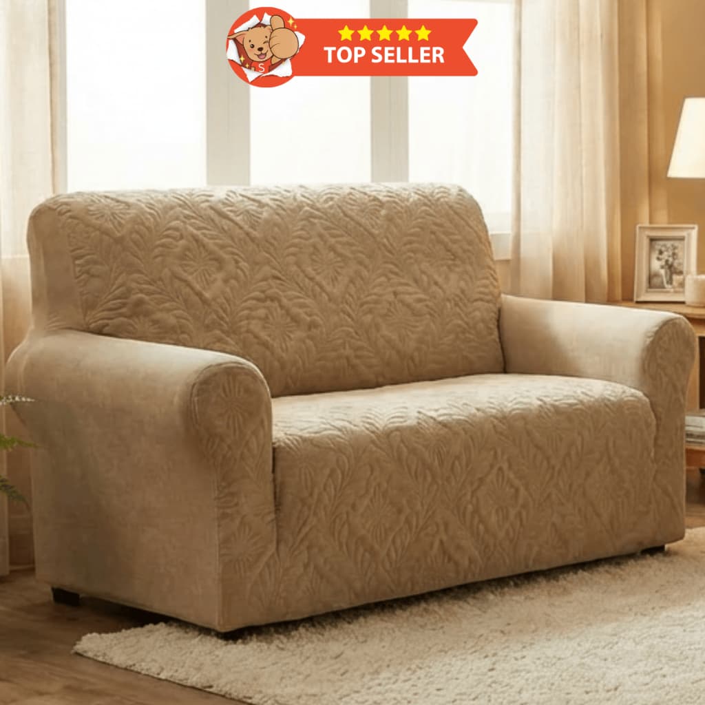 Capa de Sofá 2 Lugares Coladinha Matelada Malha Gel Premium Toque Macio Ajustavel