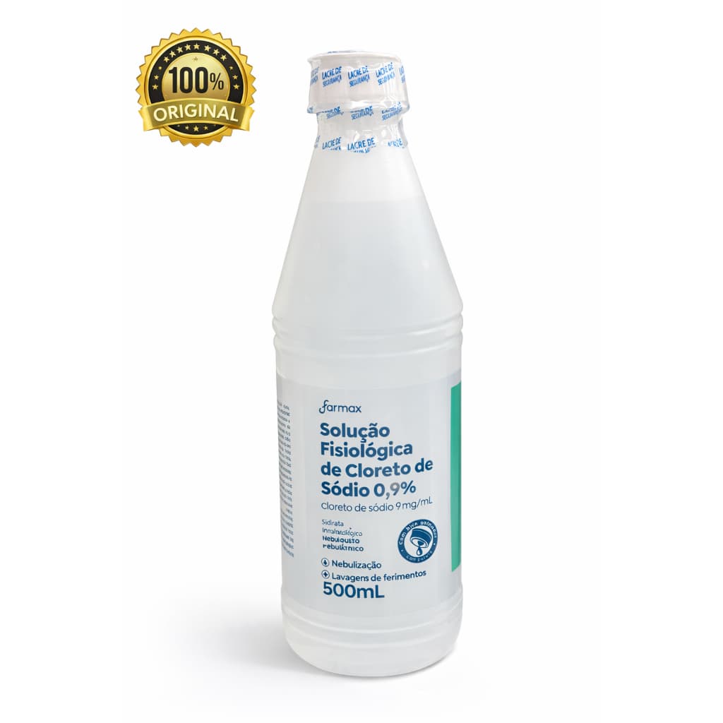Soro Fisiológico Farmax 500ml - Versátil e Seguro para Cuidados Diários