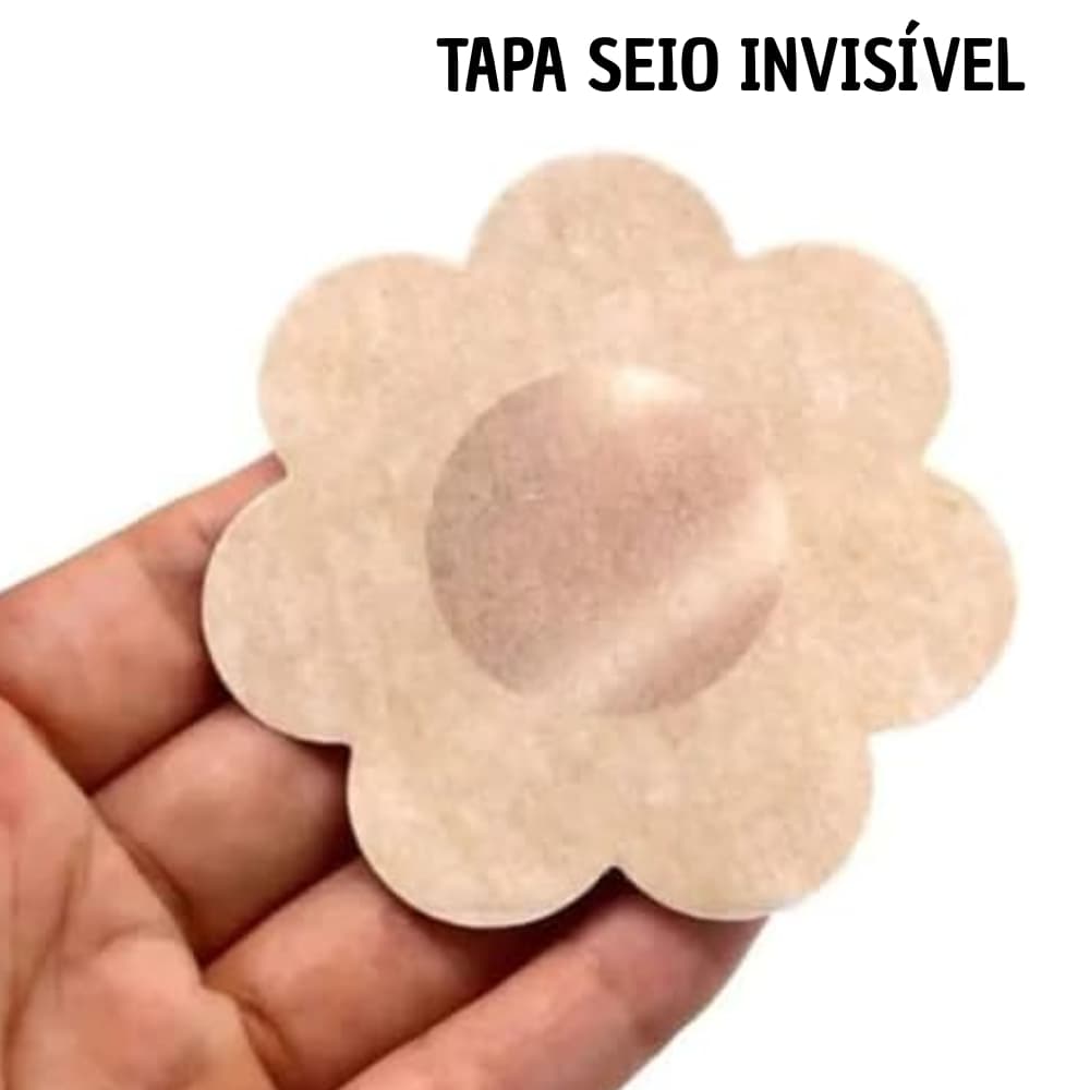 Kit 80 unid. Tapa Seios Invisível Adesivo Protetor com 7,5cm de Diâmetro para Tampar Mamilos Aureola