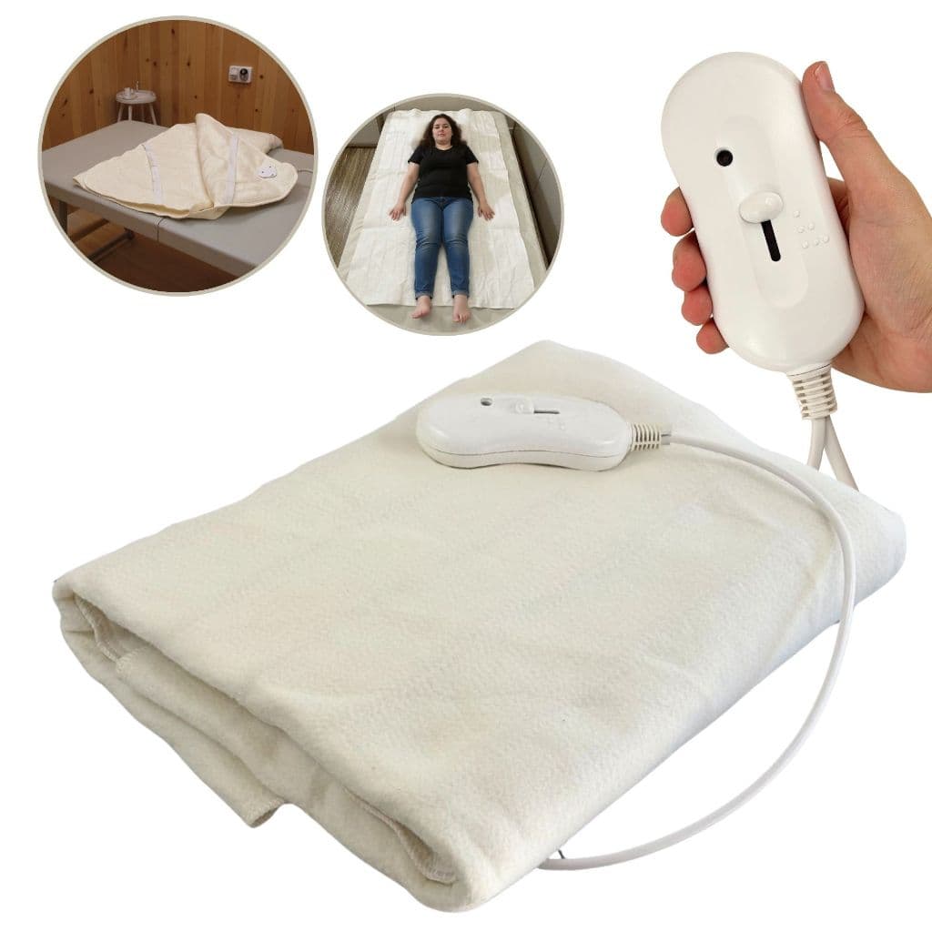 Lençol Térmico Cama Solteiro Maca Com Controle 220v Inmetro