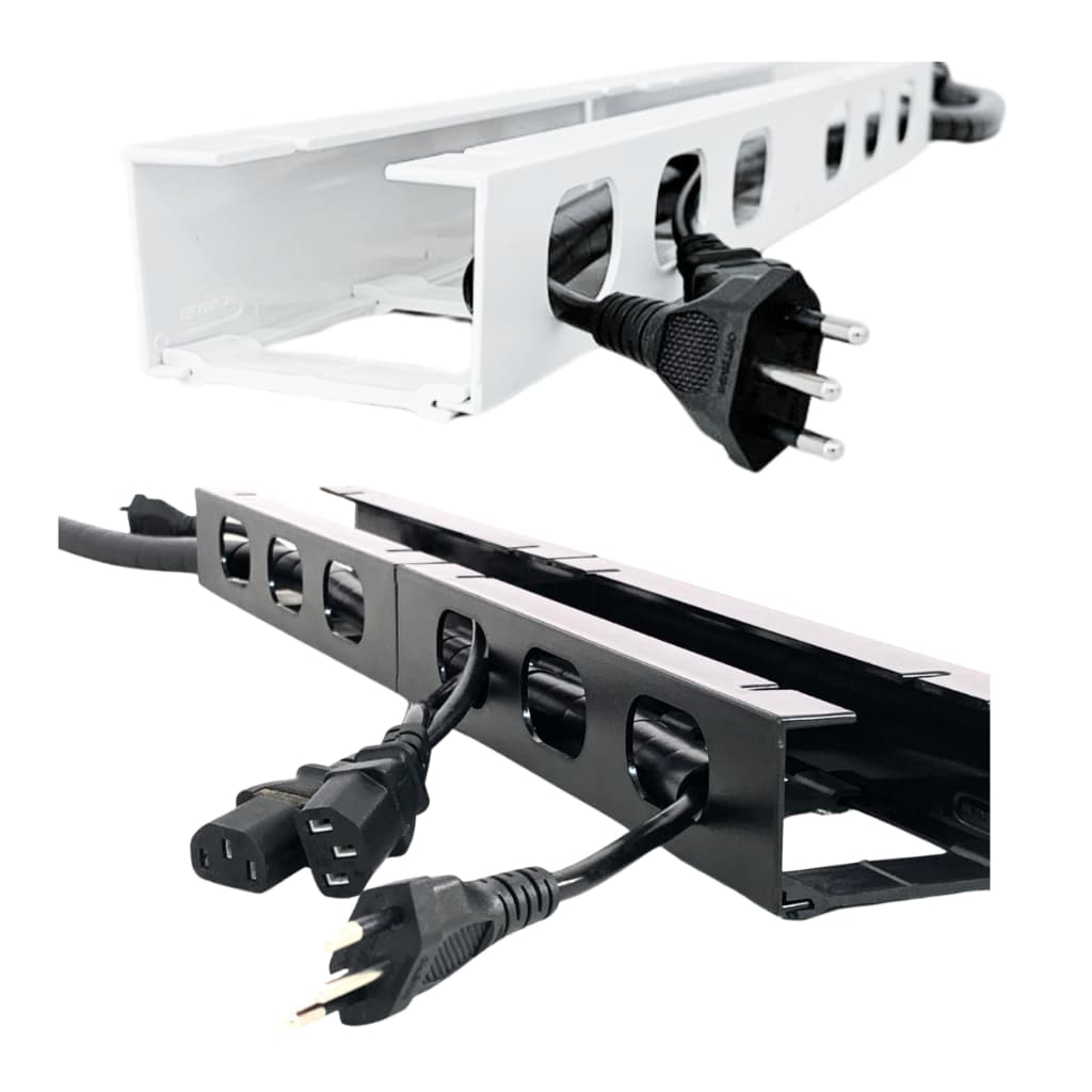 Organizador de fios e cabos calha modular