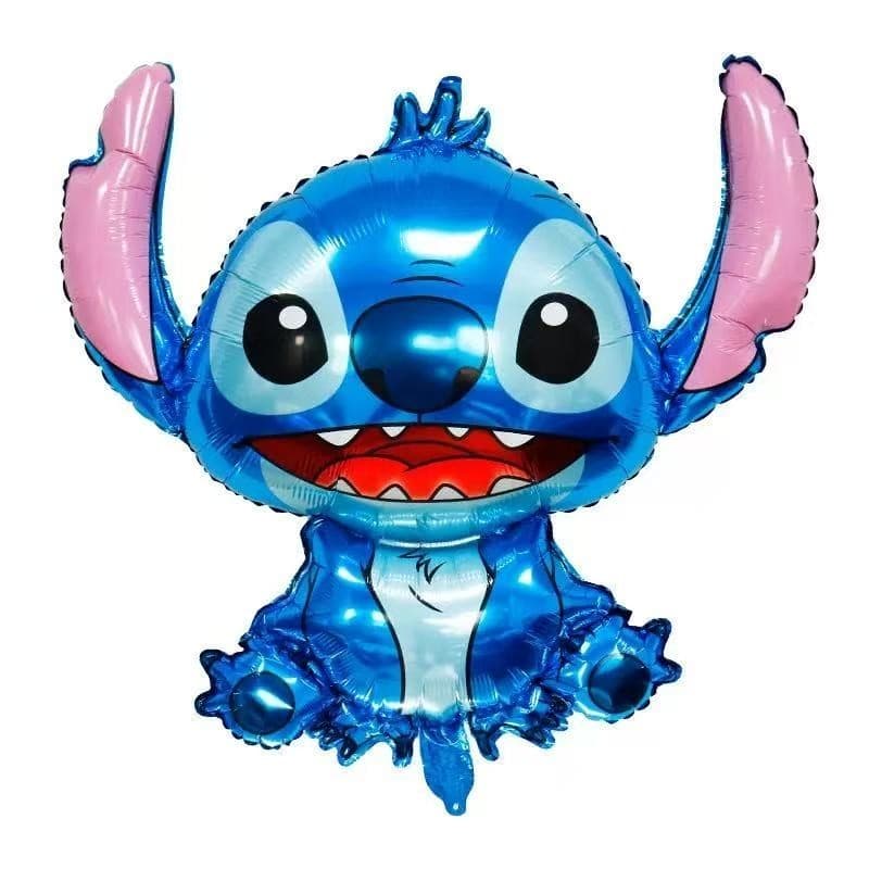 Kit 3 Balão Metalizado Stitch Festa Aniversario Decoração