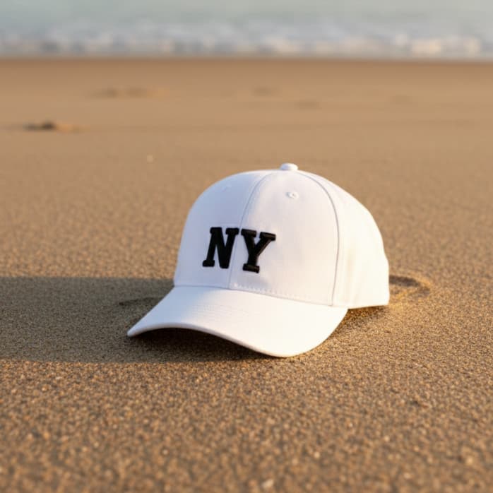 Boné Moda Verão Confortável Ajustável na Cabeça Unissex para Sol e Mar Estilo Despojado
