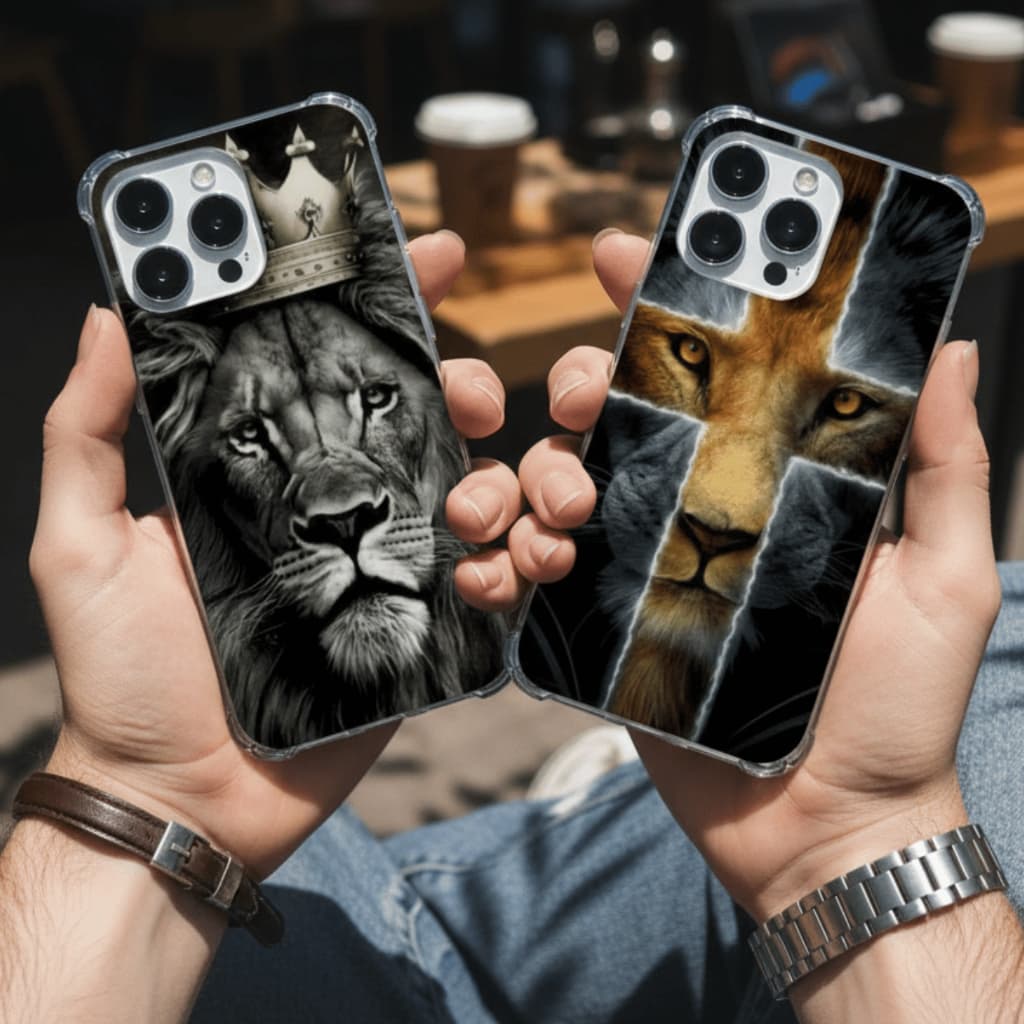 CAPINHA, CAPA, CASE DE CELULAR, CAPA, LEÃO RELIGIOSO, PERSONALIZADA JESUS IPHONE 11 12 pro, 13 7 8 14 15 16 pro, 8 14 15