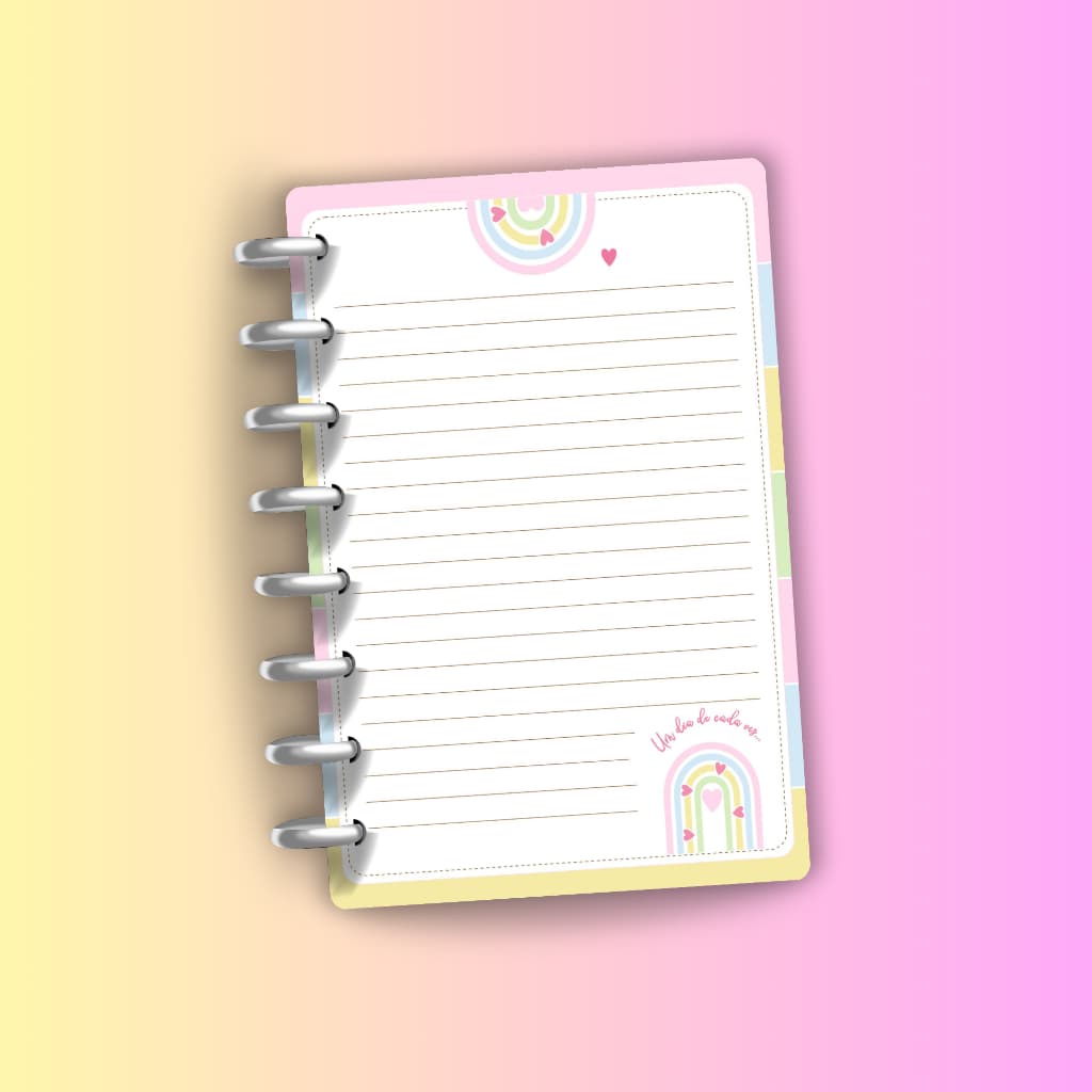 30 FOLHAS 90G REFIL FLORAL PARA CADERNO DE DISCOS(8,9 E 11 DISCOS)