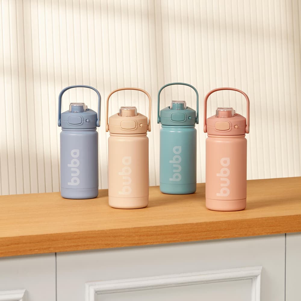 Garrafa Copo Térmico Parede Dupla 350ml BUBA - garrafinha