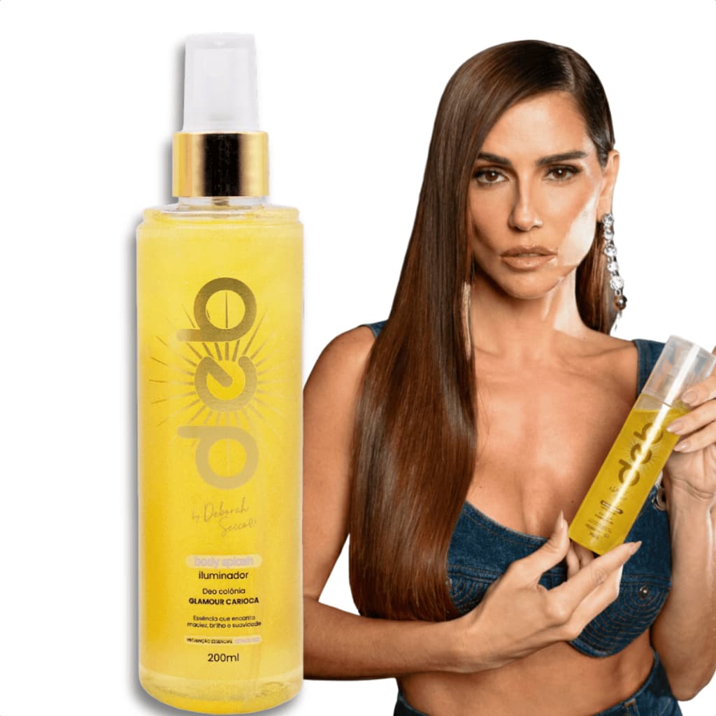 Body Splash Feminino Glamour Carioca Iluminador 200ml Deborah Secco