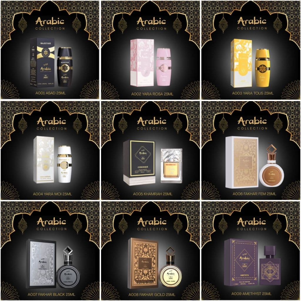 Miniatura Arabe Arabic Collection 25 ml Perfumes VARIOS OPCOES Envio Imediato