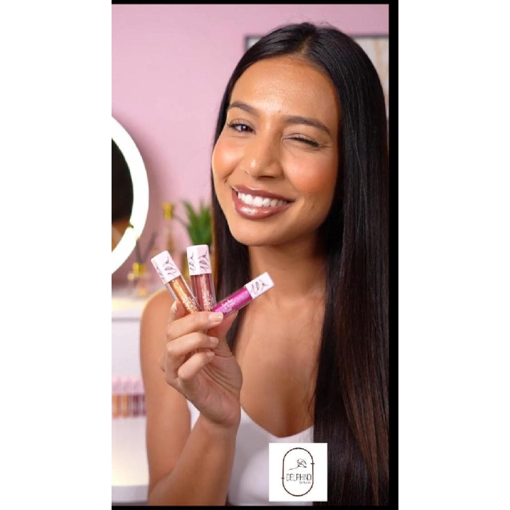 Lip Gloss Ruby Rose com Manteiga de Karité e Vitamina E – 6 Cores Brilhantes e Hidratantes