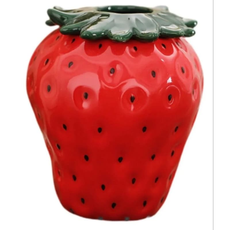 vaso de cerâmica em formato de coração, vaso de cerâmica fofo