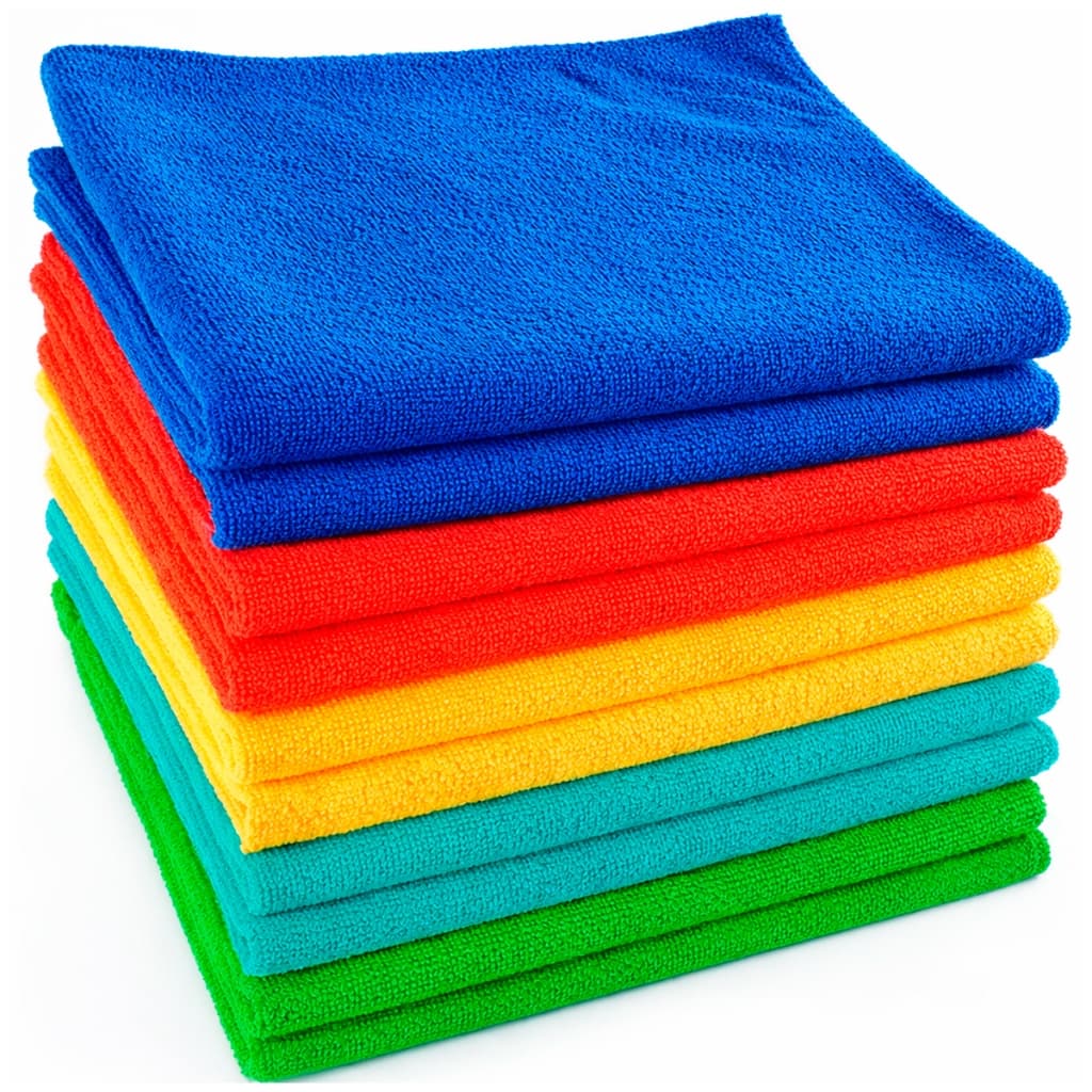 Kit Pano Microfibra Camesa 35x55cm Limpeza Multiuso Prato Pia Louça Vidro Móveis