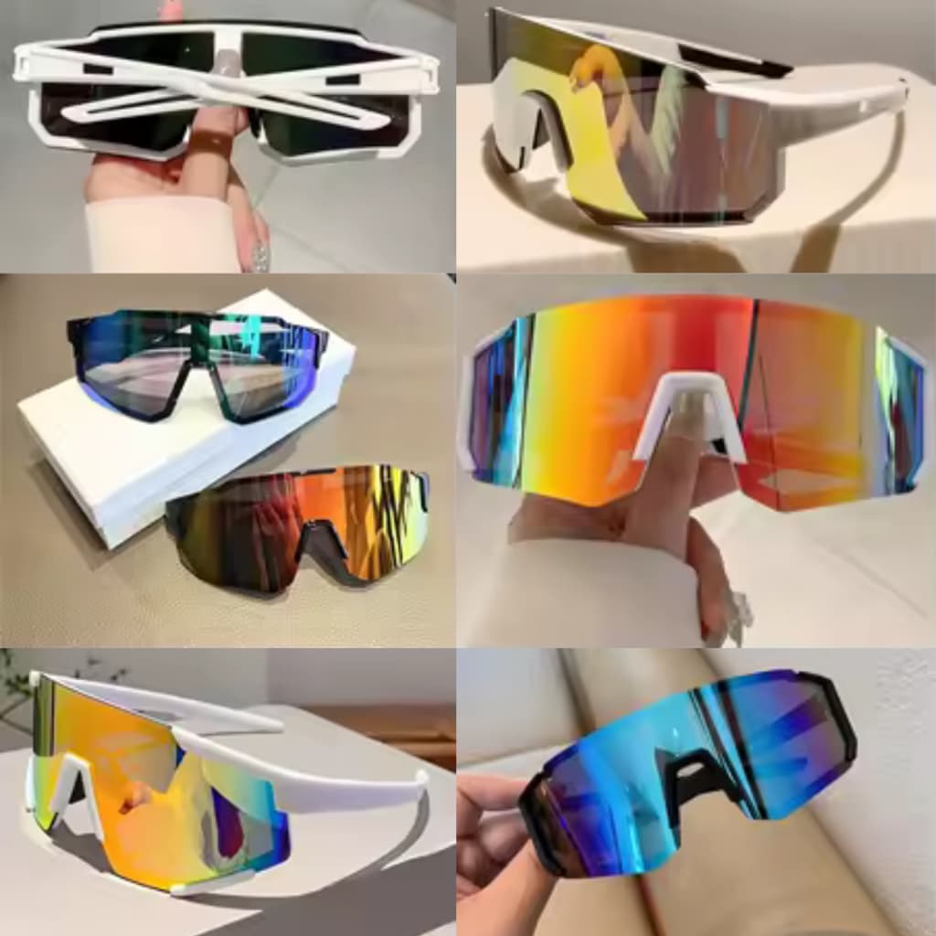 Kit 60/50/45/40 Óculos Esportivos Profissionais – Lentes Coloridas Ante Reflexo atacado barato