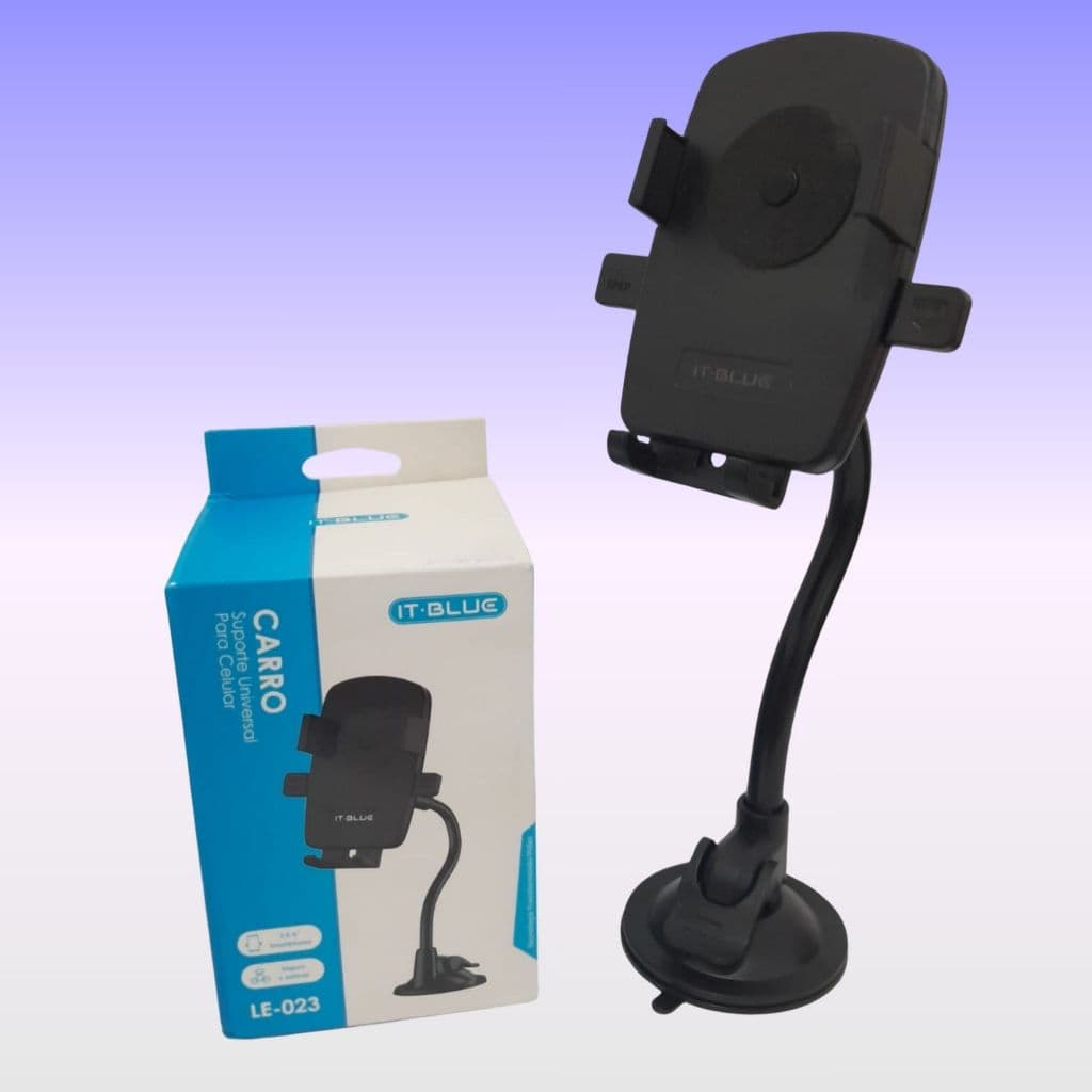 Suporte Veicular Universal com Ventosa /Rotação 360°/Fixação Segura /Celular/ Android/ Iphone /GPS