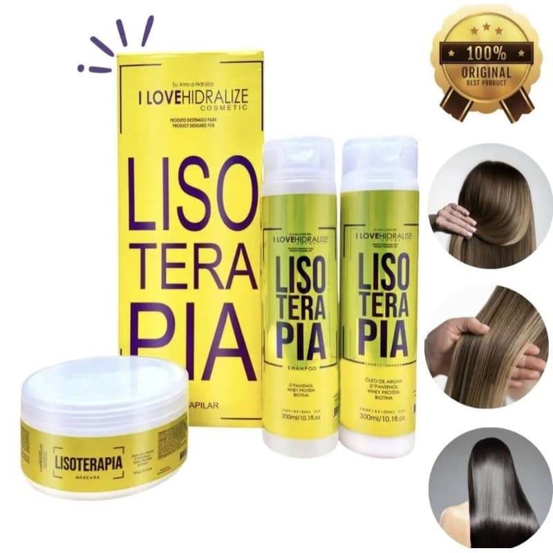Kit Crescimento Acelerado Lisoterapia Força Capilar Completo - Hidralize